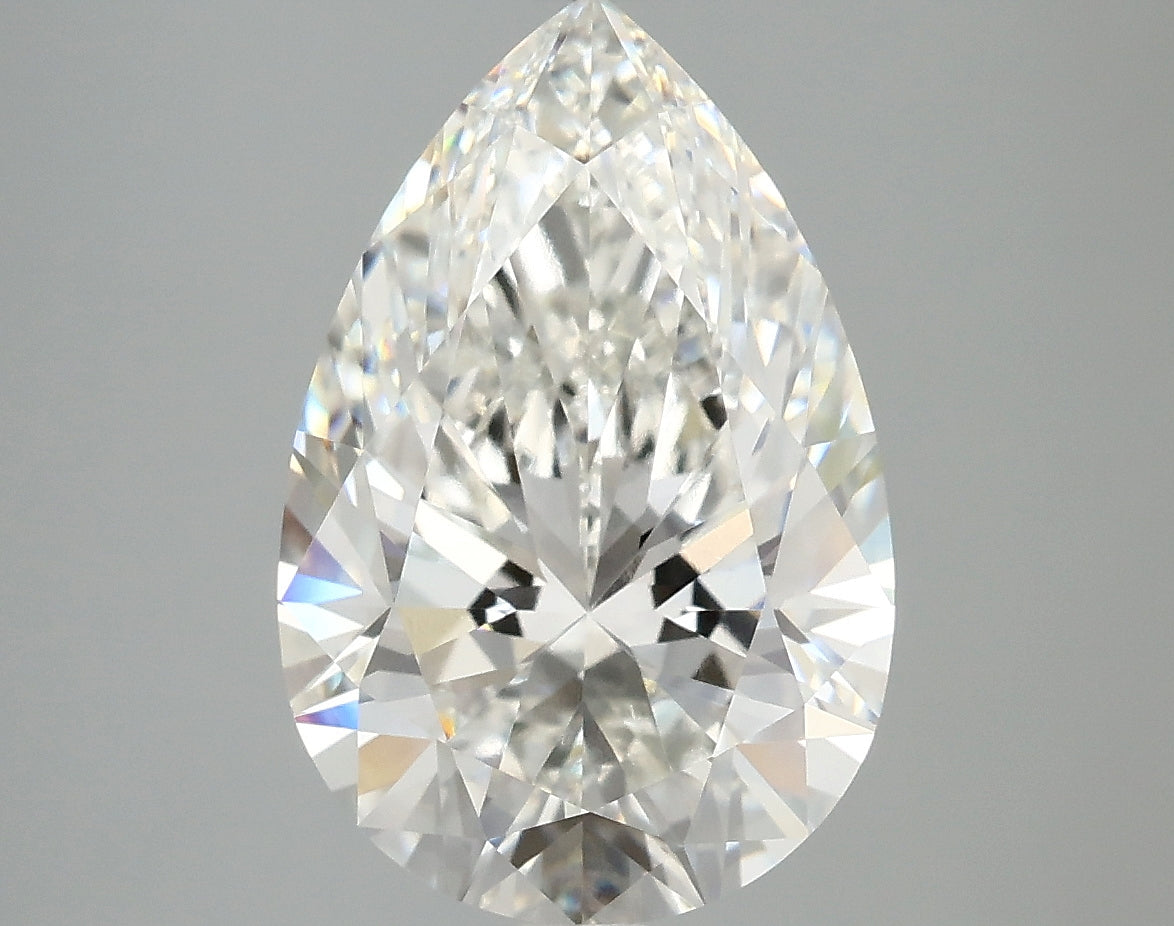 OROLEV Lab Grown Diamond Pear 4.08 Carats - Certification No.797644904