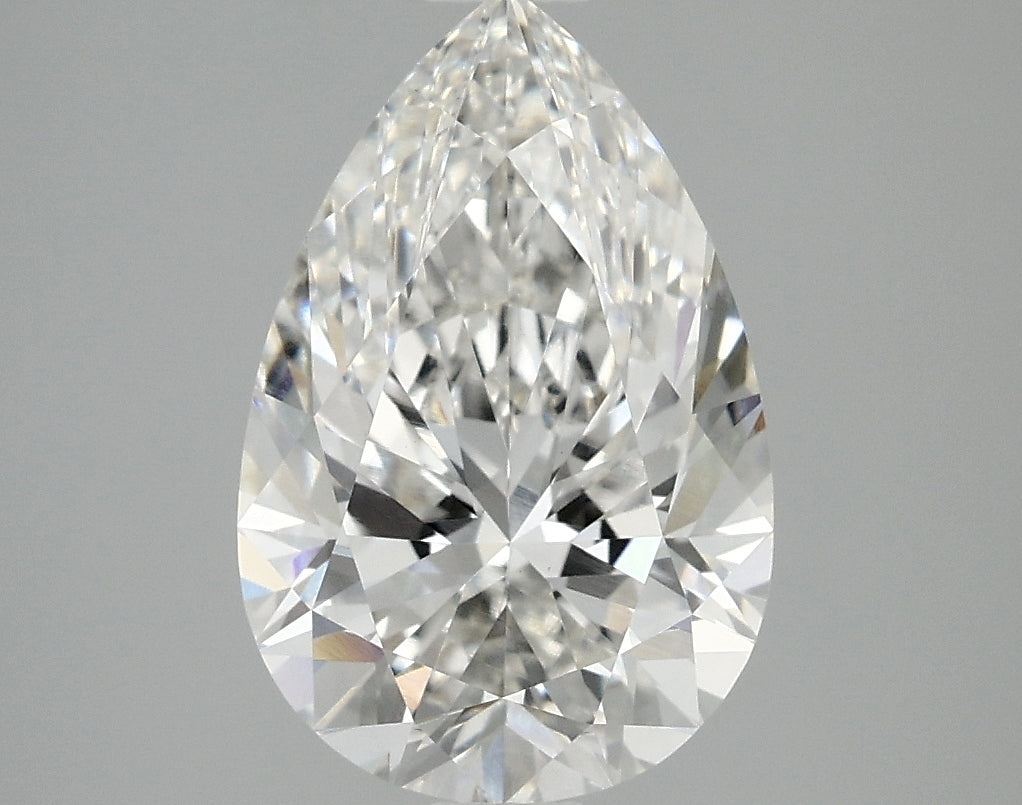 OROLEV Lab Grown Diamond Pear 3.04 Carats - Certification No.724529039