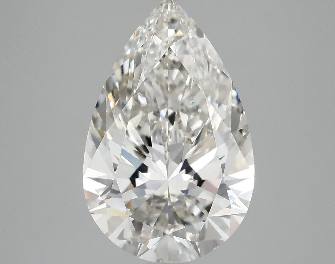 OROLEV Lab Grown Diamond Pear 3.94 Carats - Certification No.784647261