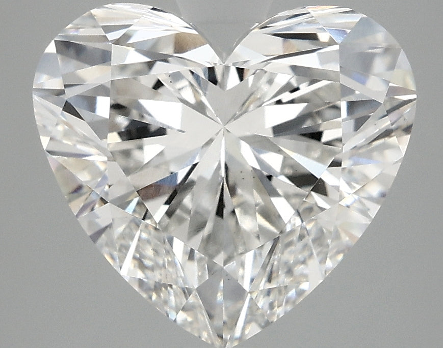 OROLEV Lab Grown Diamond Heart 4.1 Carats - Certification No.717501262
