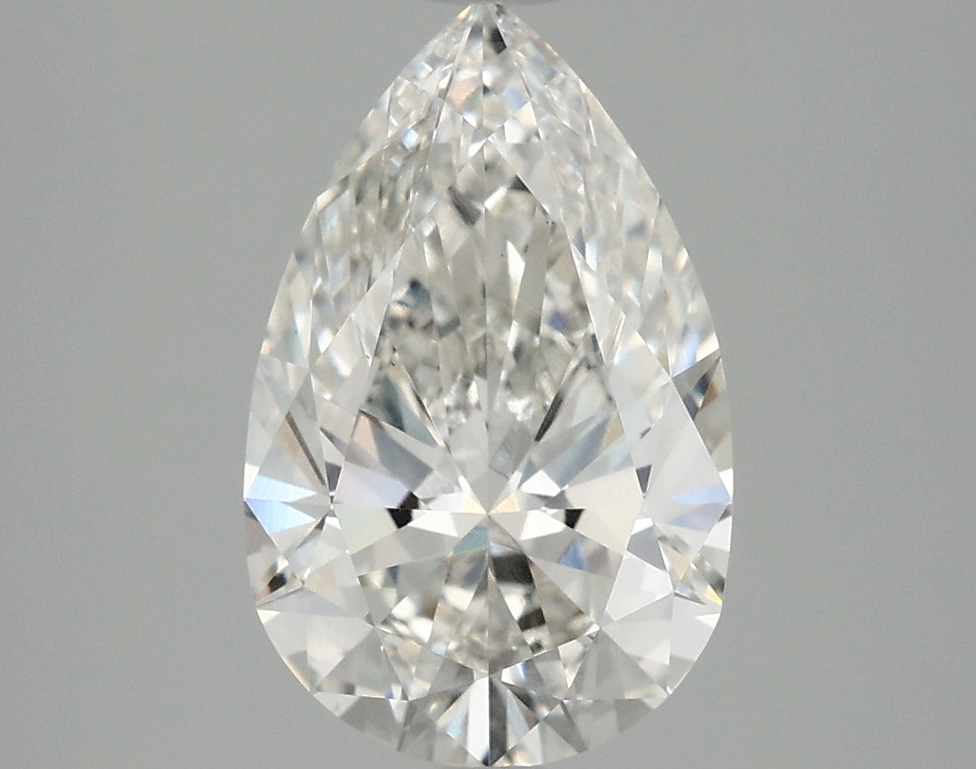 OROLEV Lab Grown Diamond Pear 2.56 Carats - Certification No.772696091