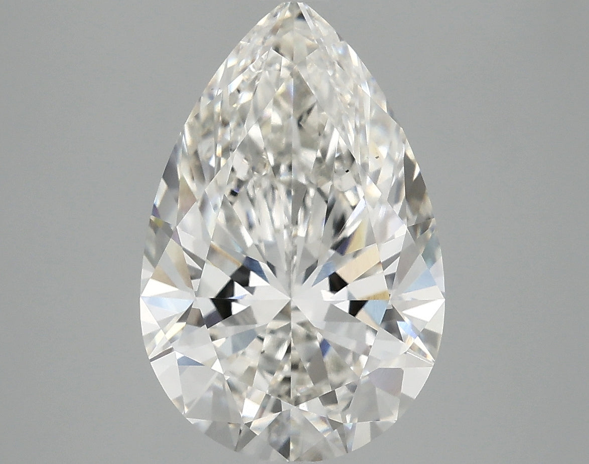 OROLEV Lab Grown Diamond Pear 4.05 Carats - Certification No.763663122