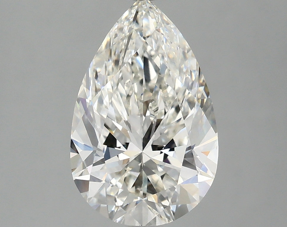OROLEV Lab Grown Diamond Pear 2.51 Carats - Certification No.757527352