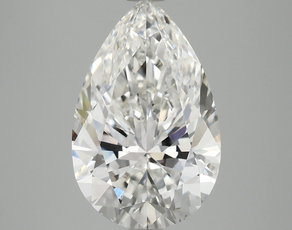 OROLEV Lab Grown Diamond Pear 4.05 Carats - Certification No.727581830