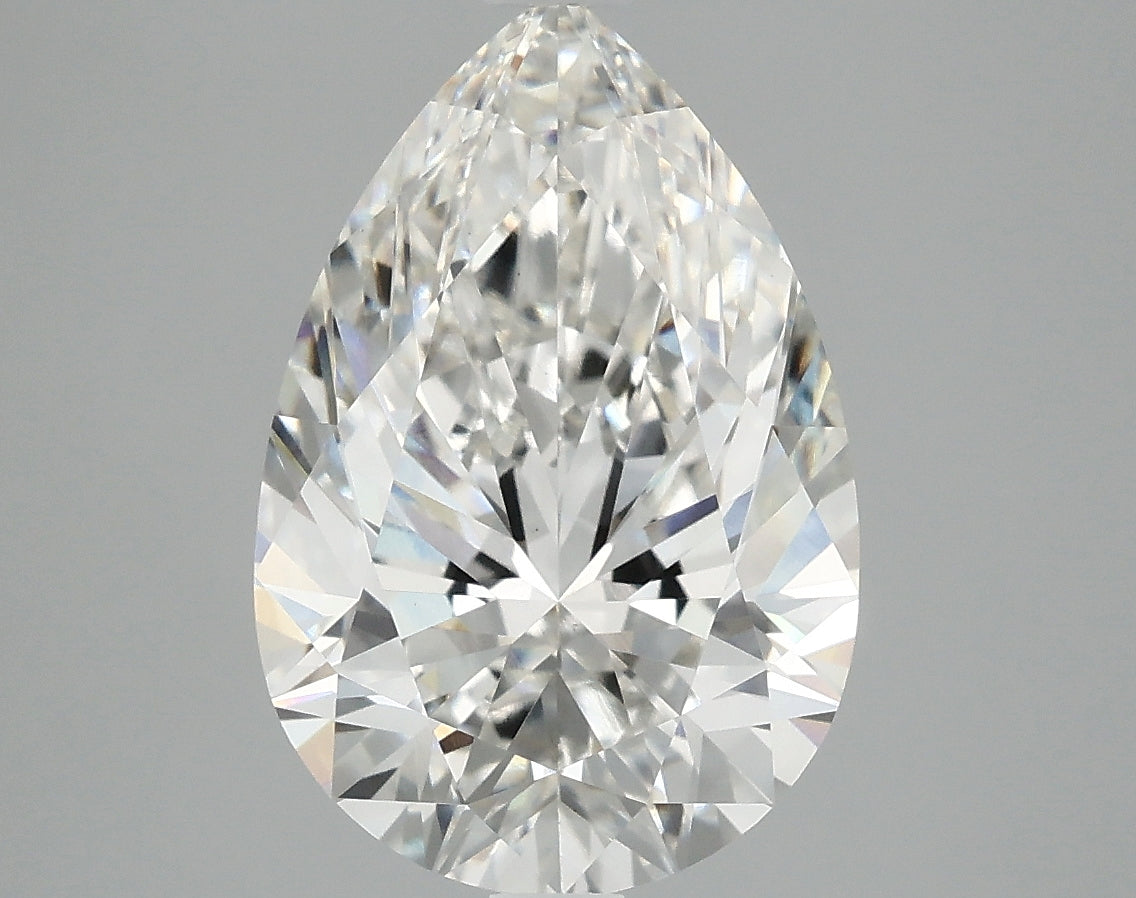 OROLEV Lab Grown Diamond Pear 4.1 Carats - Certification No.763664916