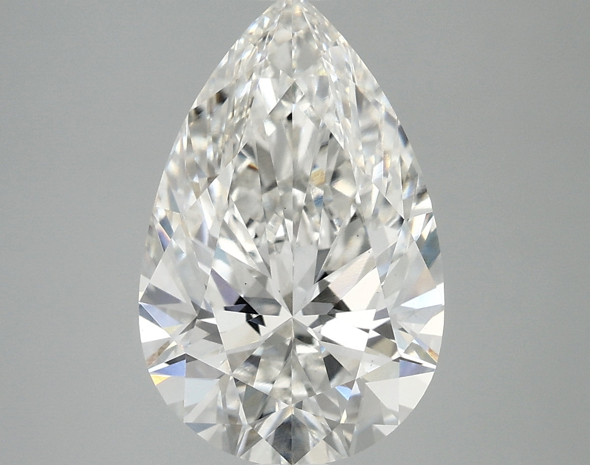 OROLEV Lab Grown Diamond Pear 4.03 Carats - Certification No.729506946