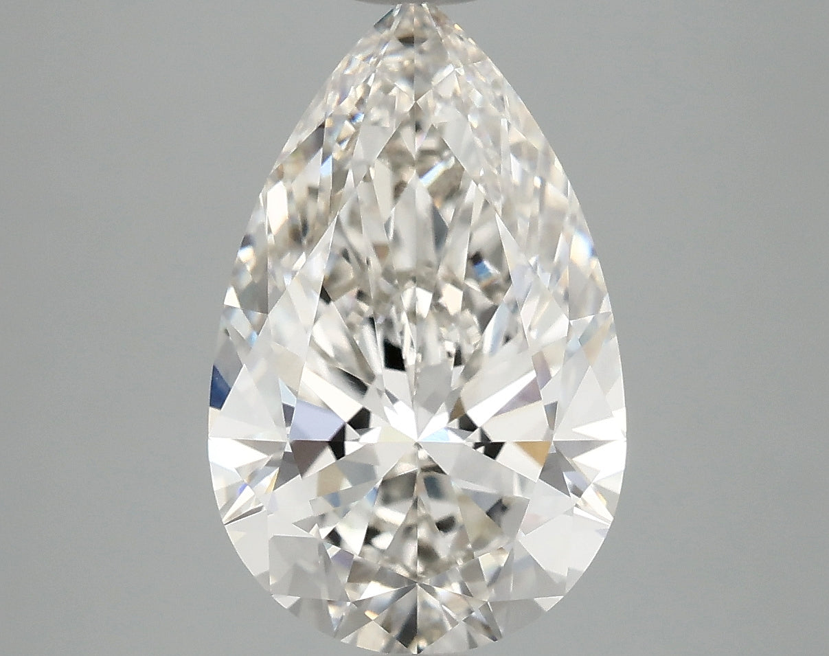 OROLEV Lab Grown Diamond Pear 4.08 Carats - Certification No.797666080