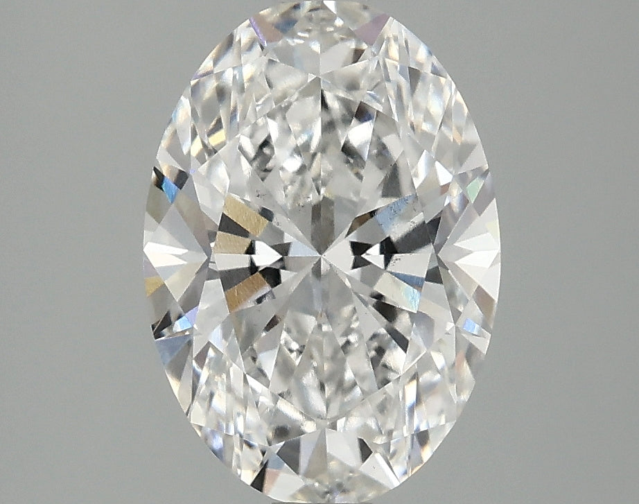 OROLEV Lab Grown Diamond Oval 2.59 Carats - Certification No.763623221