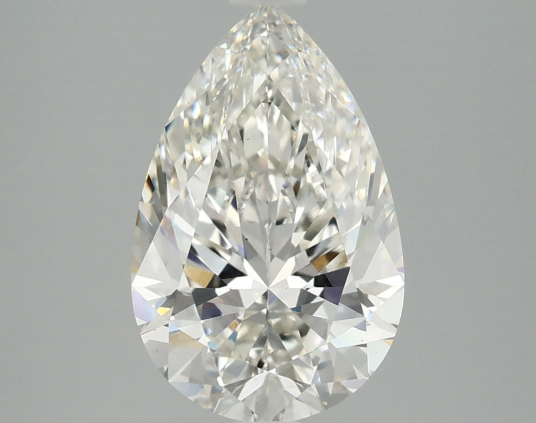OROLEV Lab Grown Diamond Pear 3.09 Carats - Certification No.728547660