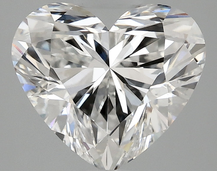 OROLEV Lab Grown Diamond Heart 3.02 Carats - Certification No.717597105