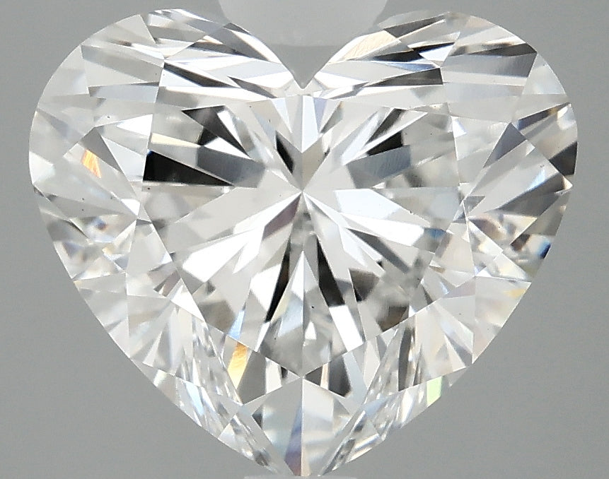 OROLEV Lab Grown Diamond Heart 4.04 Carats - Certification No.717527829