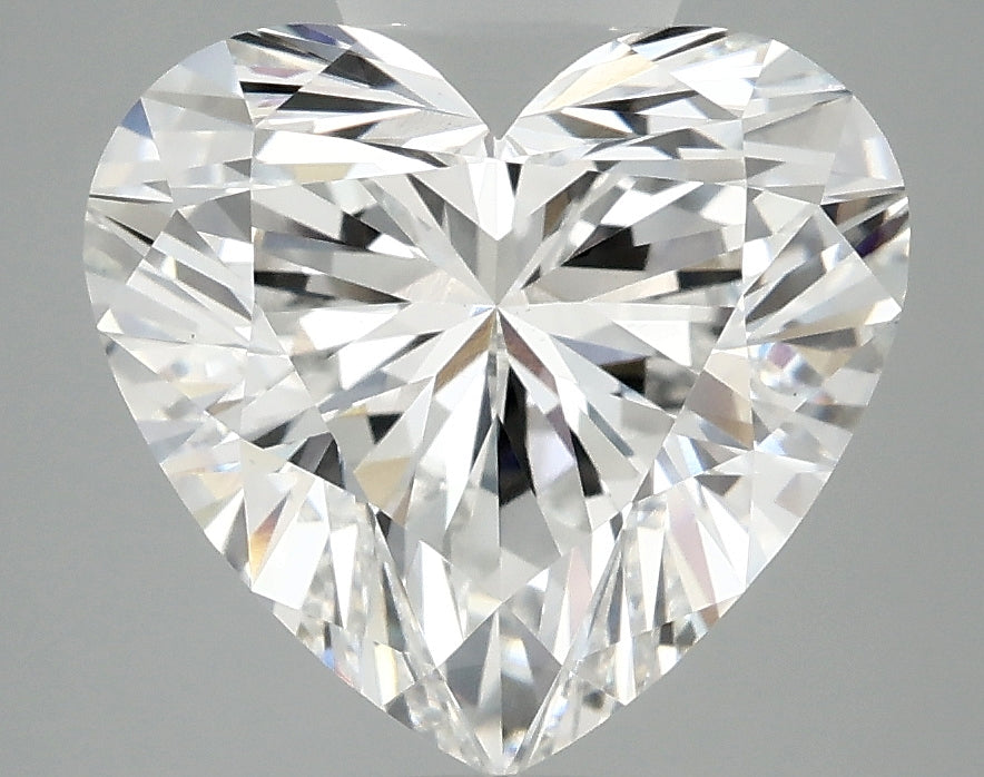 OROLEV Lab Grown Diamond Heart 4.1 Carats - Certification No.717501204