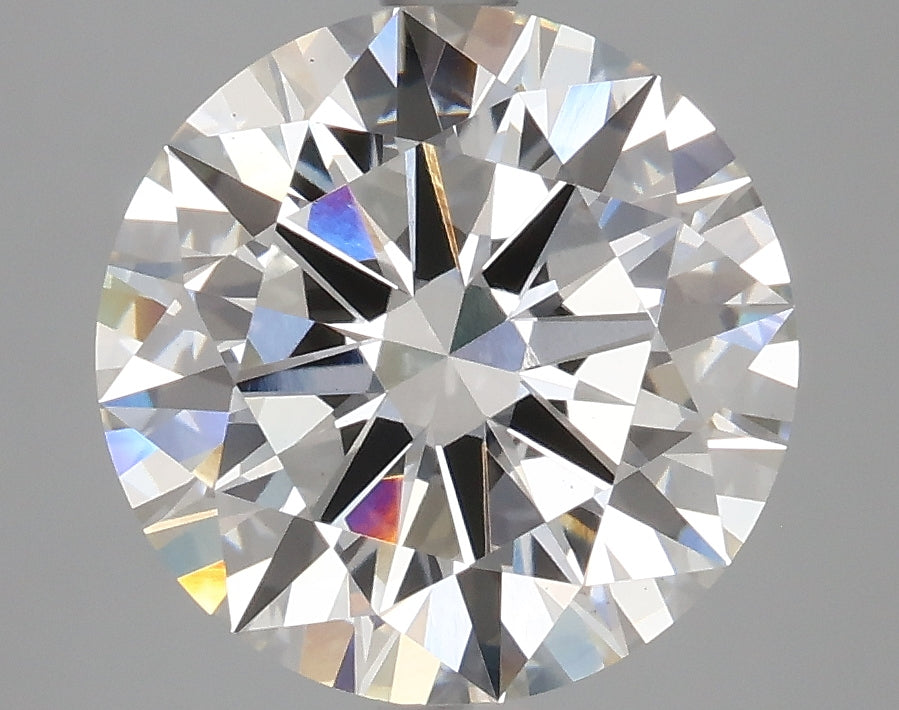 OROLEV Lab Grown Diamond Round Brilliant 4.08 Carats - Certification No.622487018