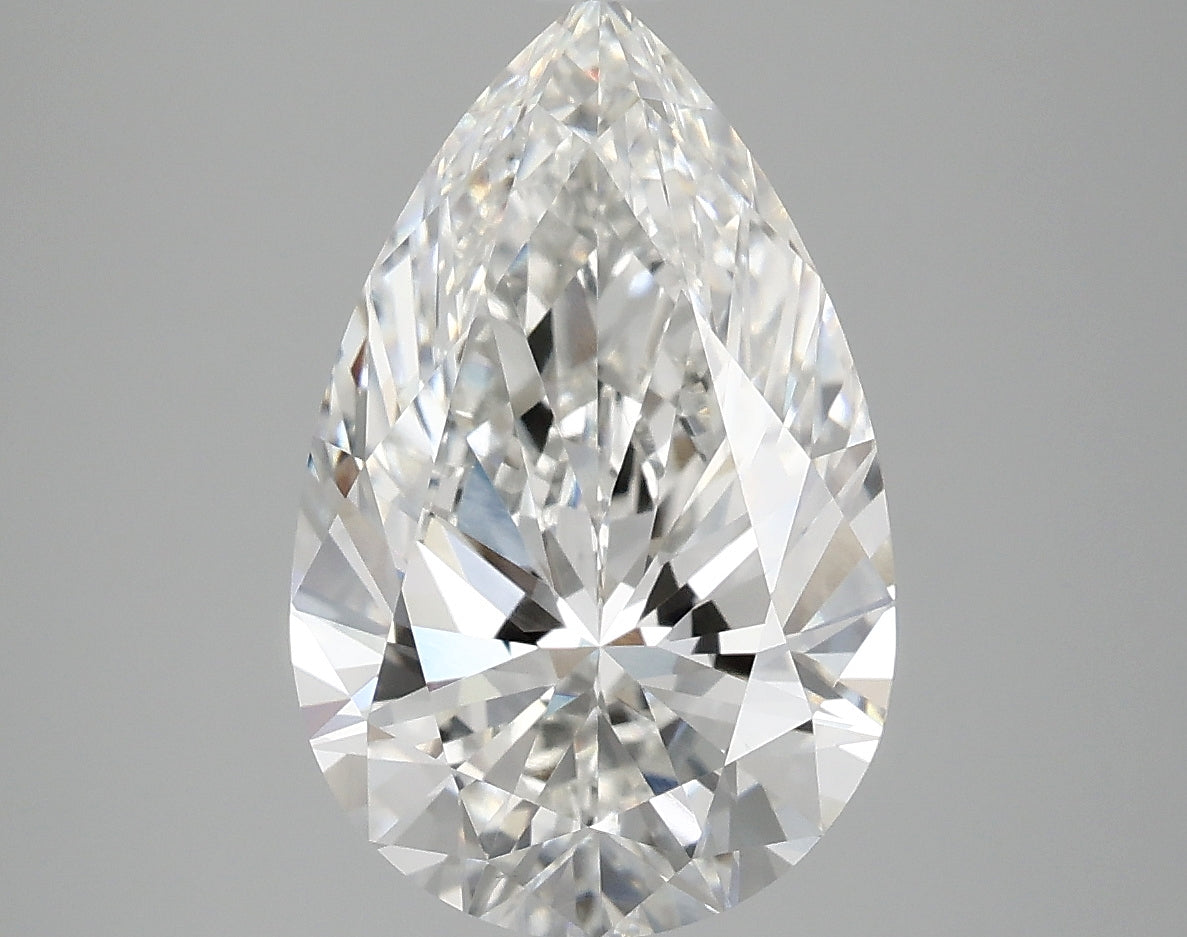 OROLEV Lab Grown Diamond Pear 4.09 Carats - Certification No.763663152
