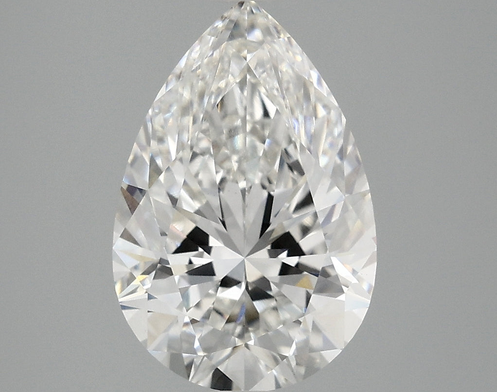 OROLEV Lab Grown Diamond Pear 3.1 Carats - Certification No.727555761