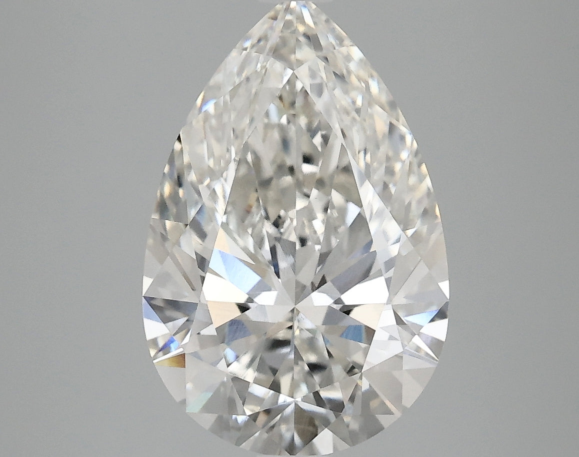 OROLEV Lab Grown Diamond Pear 4.09 Carats - Certification No.727518558
