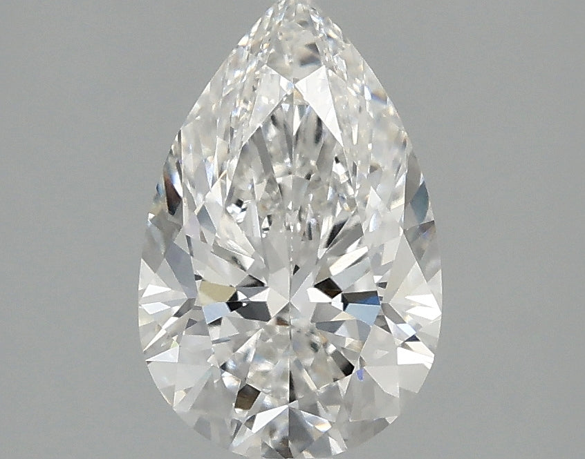 OROLEV Lab Grown Diamond Pear 1.56 Carats - Certification No.791629596