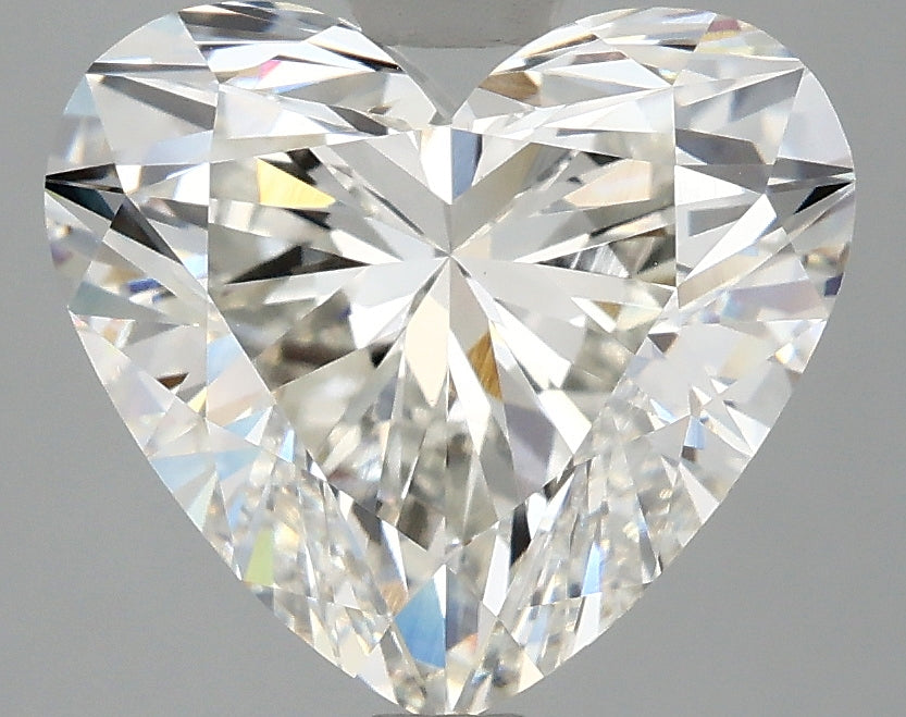 OROLEV Lab Grown Diamond Heart 4.07 Carats - Certification No.712529488