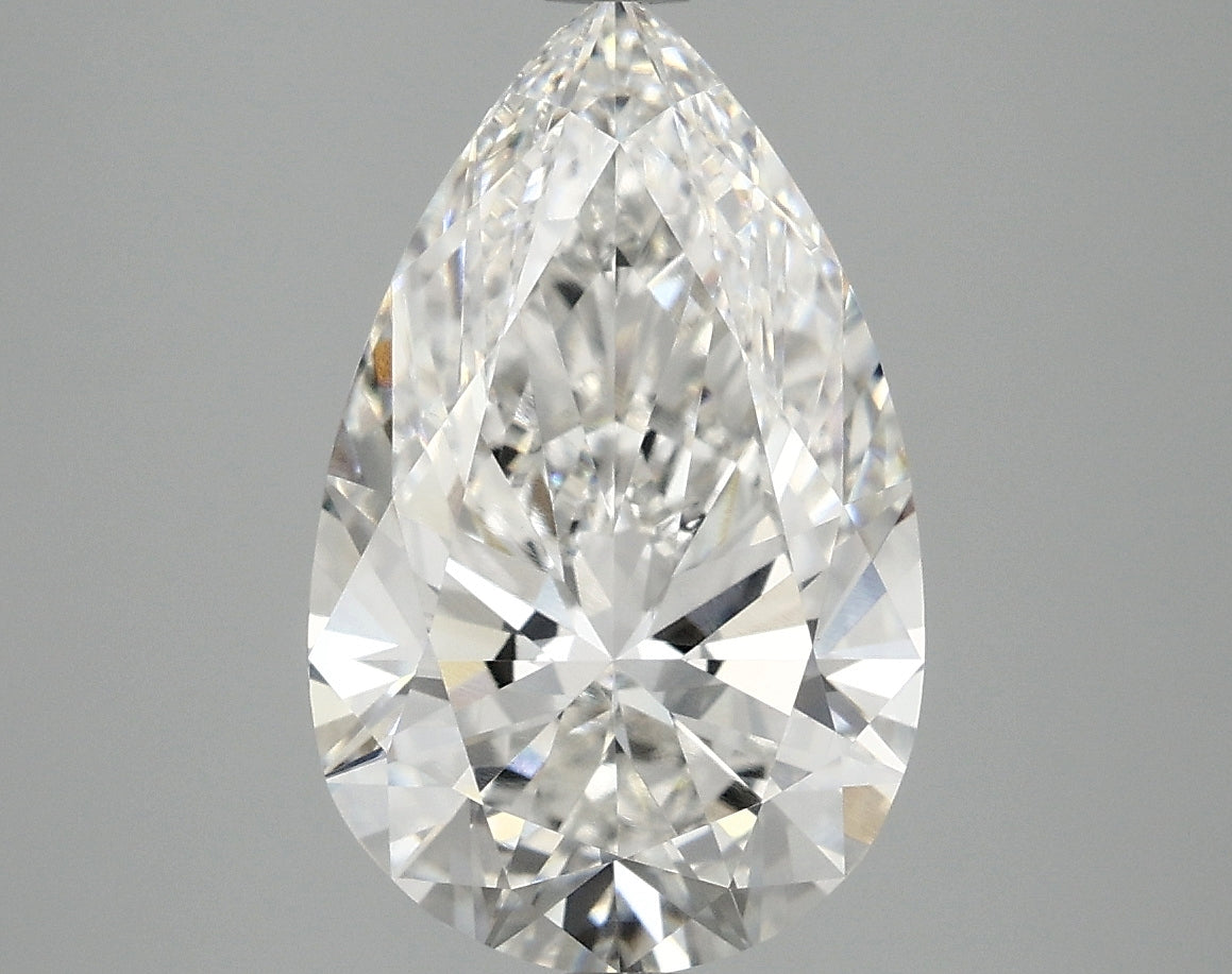 OROLEV Lab Grown Diamond Pear 3.81 Carats - Certification No.788613321
