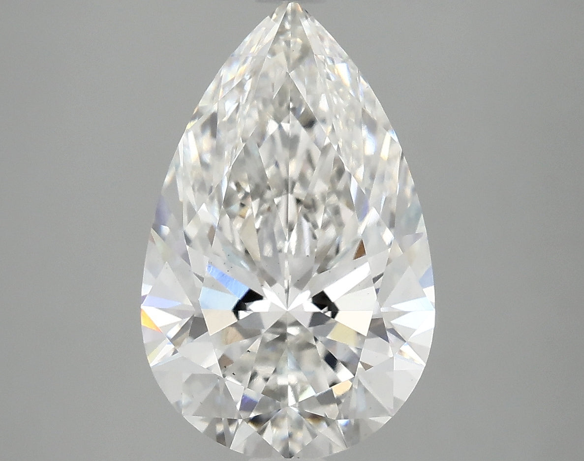 OROLEV Lab Grown Diamond Pear 4.08 Carats - Certification No.763662460