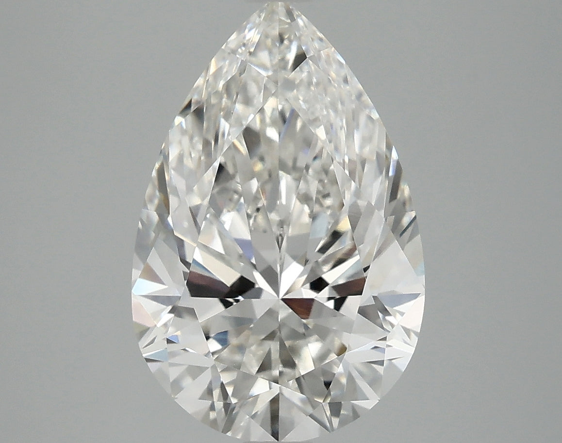 OROLEV Lab Grown Diamond Pear 4.07 Carats - Certification No.727550219
