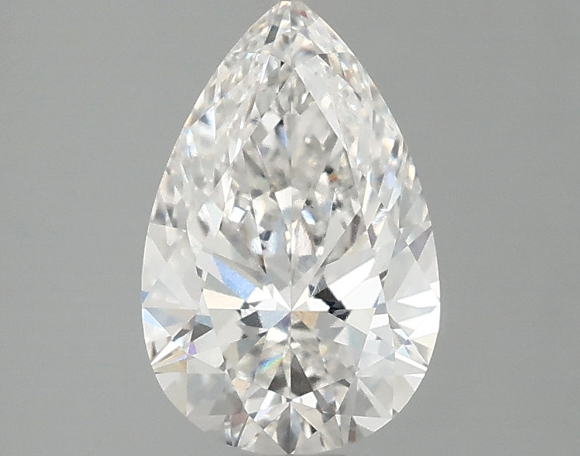 OROLEV Lab Grown Diamond Pear 1.58 Carats - Certification No.791653838