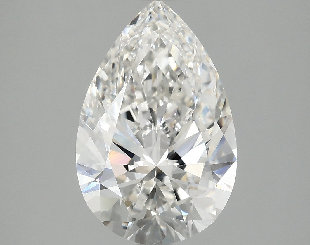 OROLEV Lab Grown Diamond Pear 3.05 Carats - Certification No.750584058