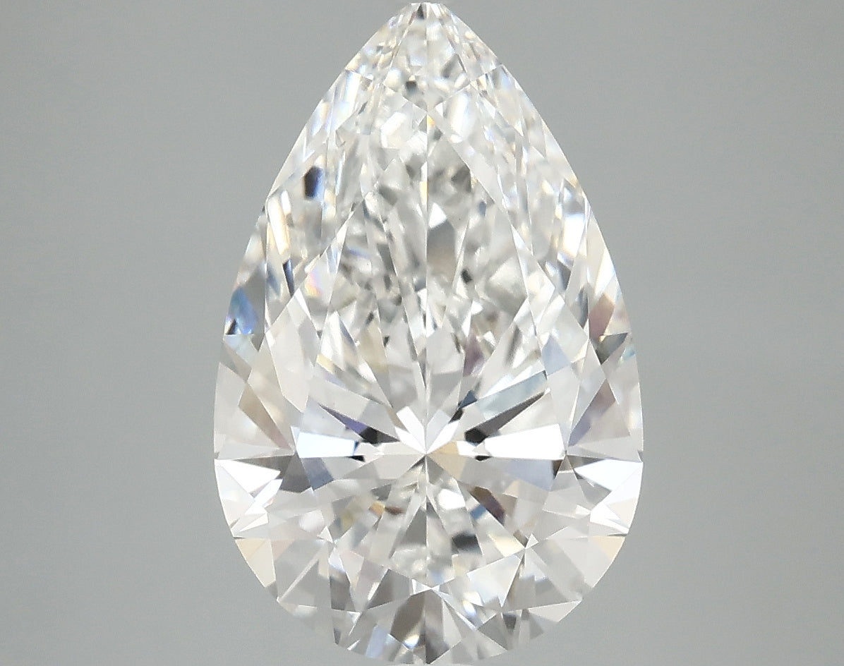 OROLEV Lab Grown Diamond Pear 4.09 Carats - Certification No.763663132