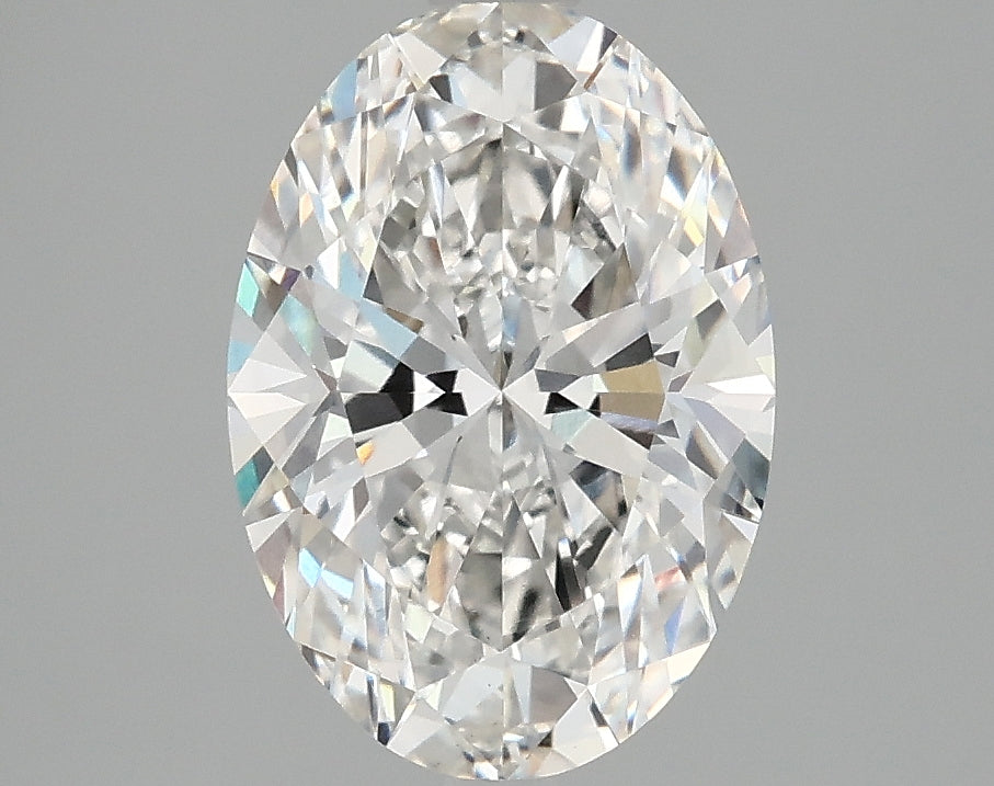 OROLEV Lab Grown Diamond Oval 2.55 Carats - Certification No.761520457