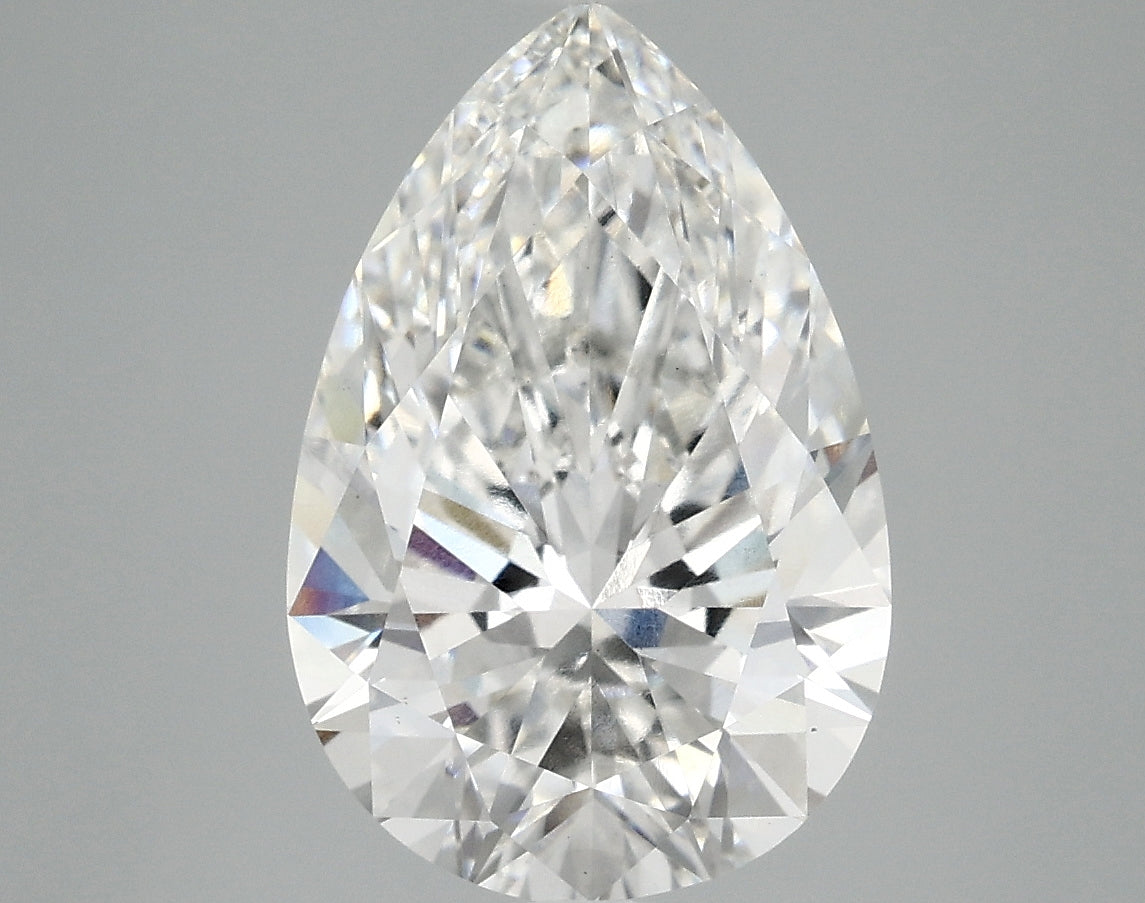 OROLEV Lab Grown Diamond Pear 4.09 Carats - Certification No.763665130