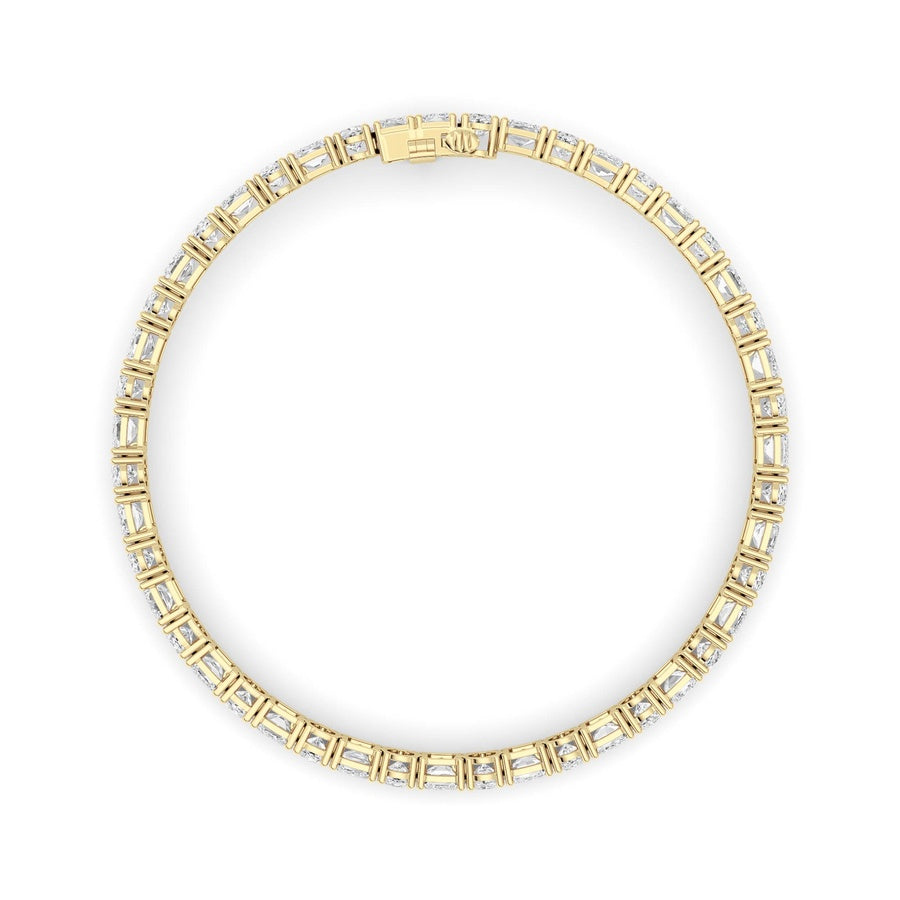 14K White Gold Bracelet KJ01091B.EM-15-21F