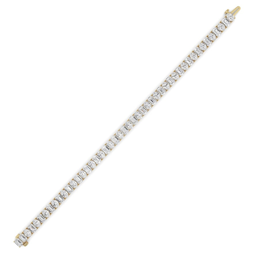 14K White Gold Bracelet KJ01091B.EM-15-21F