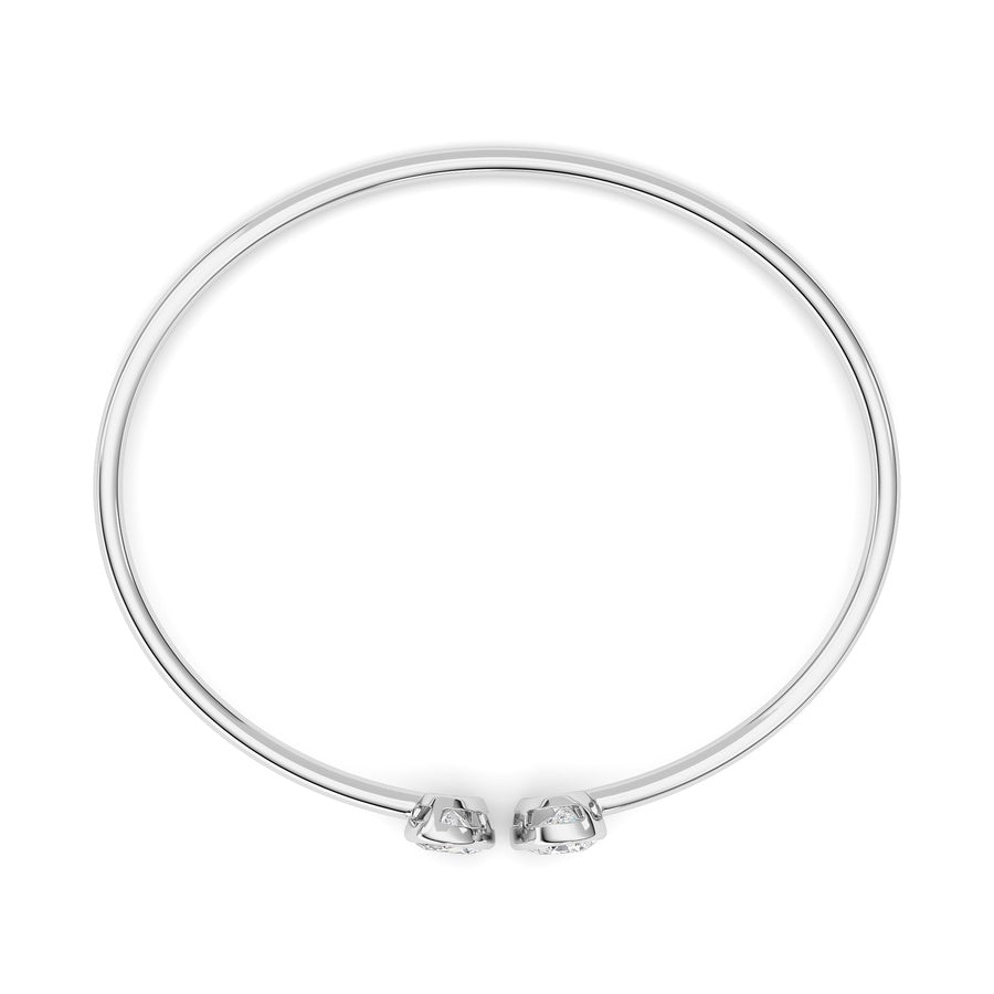 14K White Gold Bracelet KJ02362A.OV-2-21F