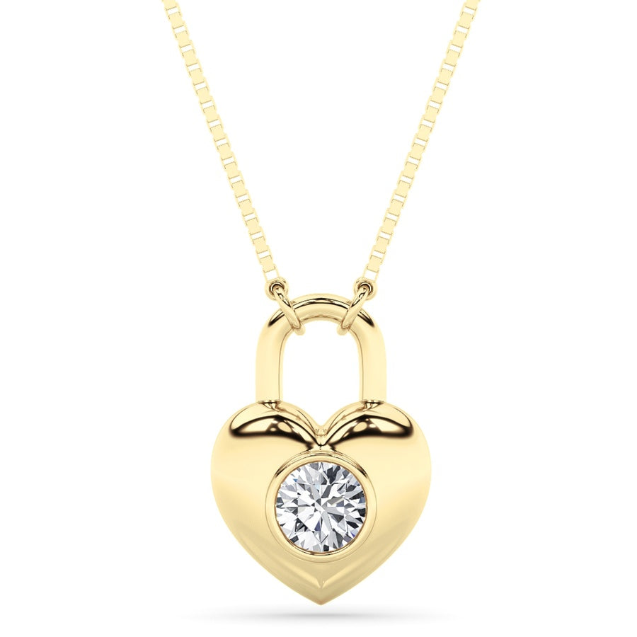 14K Yellow Gold Necklace KJ02570N.RD-0.5-22F