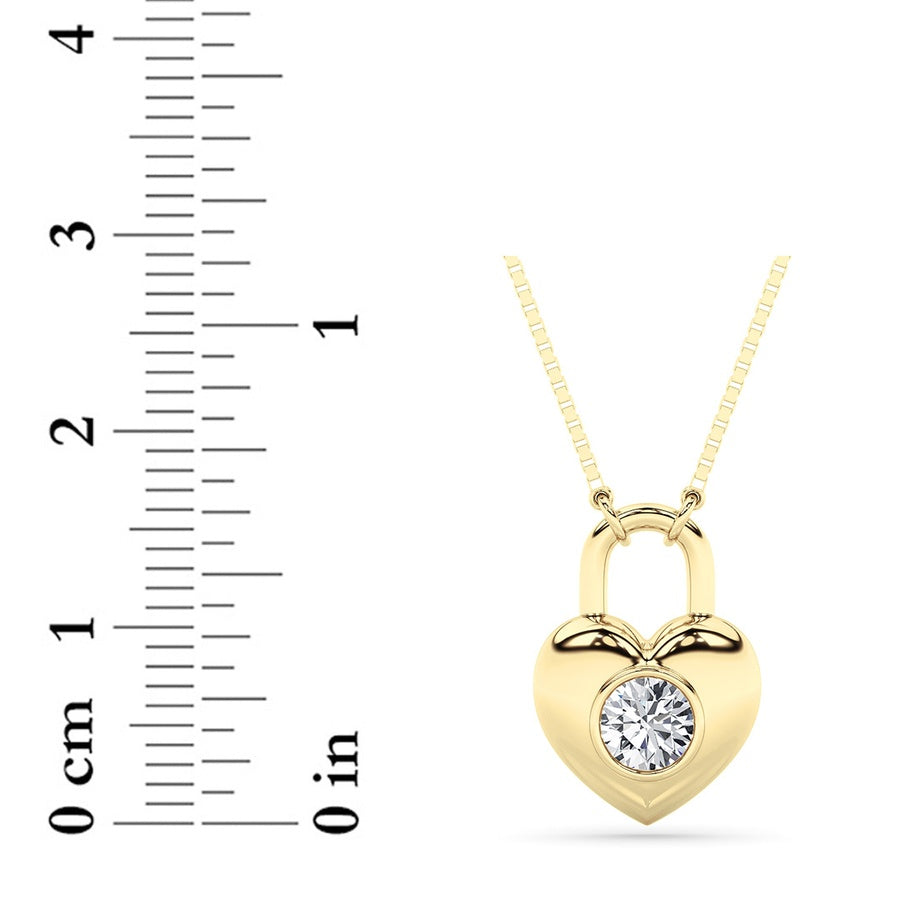 14K Yellow Gold Necklace KJ02570N.RD-0.5-22F