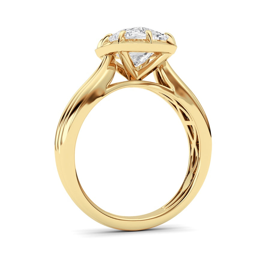 14K Yellow Gold Ring KJ02491R.CE-3-22F