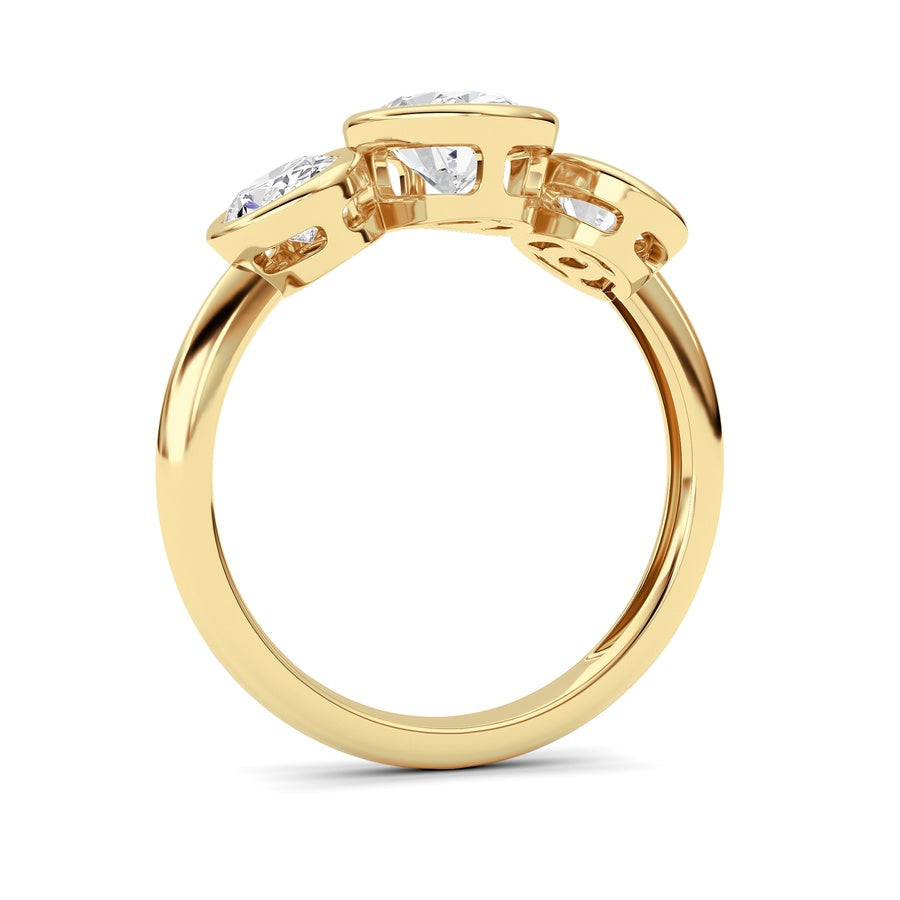 14K Yellow Gold Ring KJ02697R.OV-2-22F