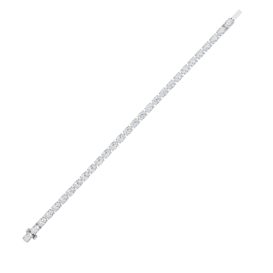 14K White Gold Bracelet KJ01991B.OV-5-21F