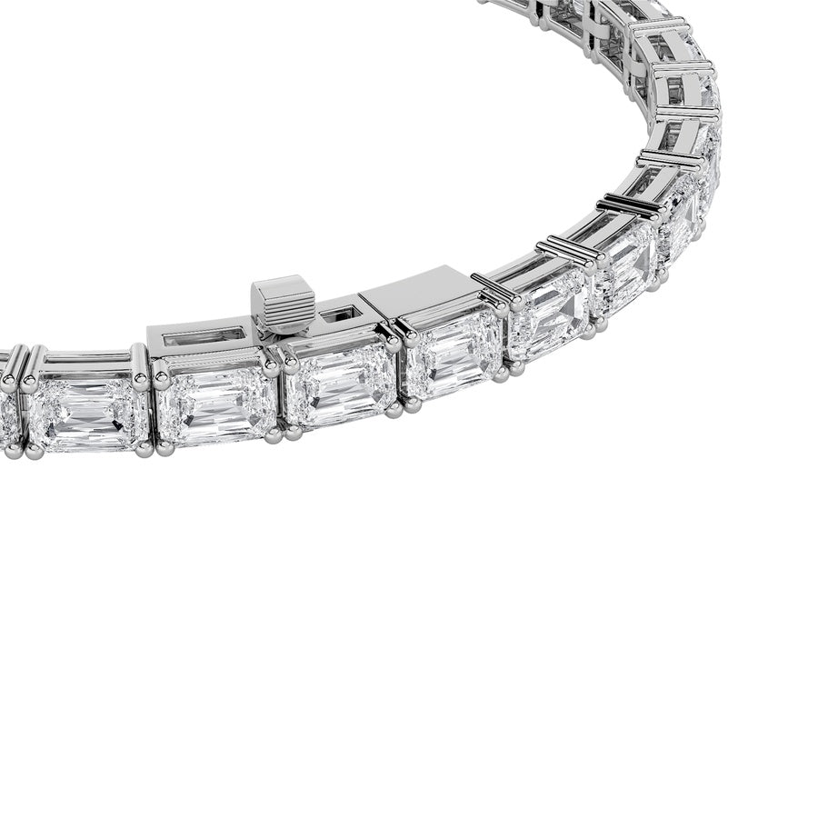 14K White Gold Bracelet KJ01991B.RA-8-21F