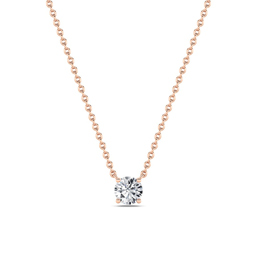 Round Shape Necklace lab grown diamond