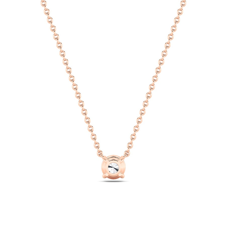 1.5Cttw Round Shaped Lab Grown Diamond (F/VS)  Necklace in 14K Gold