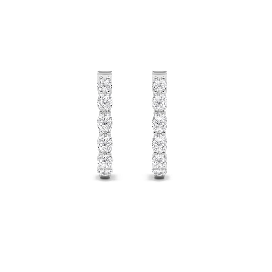 14K White Gold Earring KJ00179H.OV-4-21F