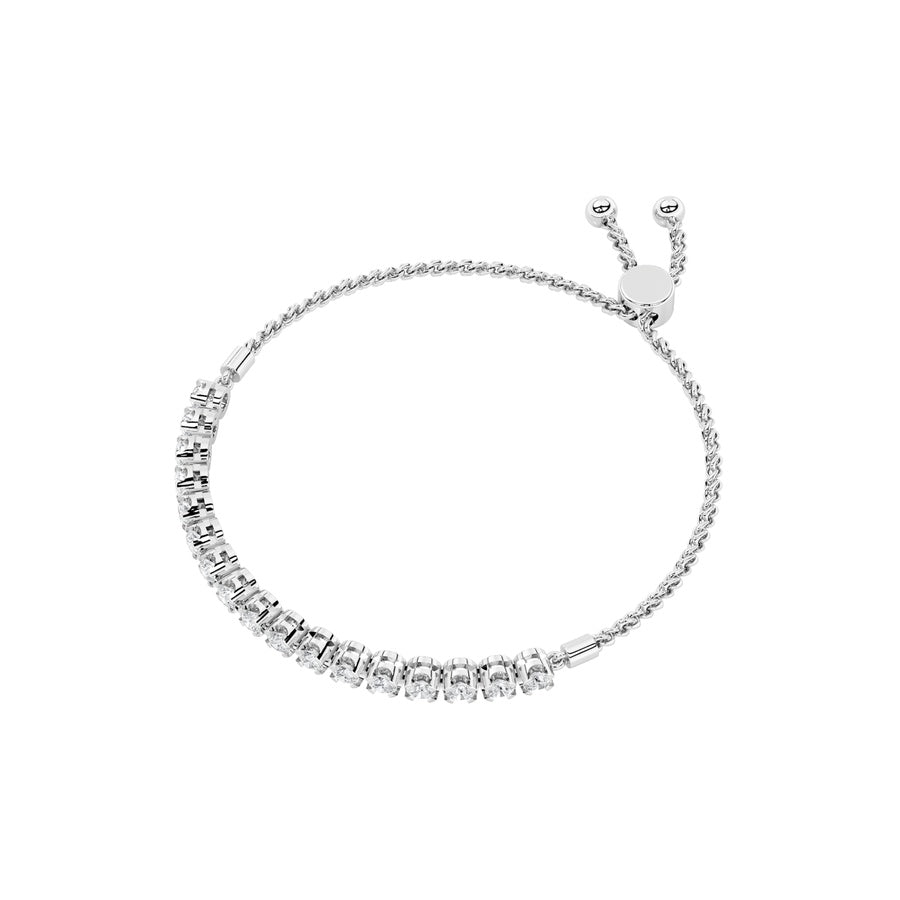 Round Shape Bolo Bracelet lab grown diamond