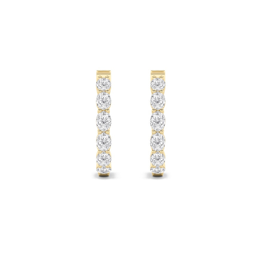 14K White Gold Earring KJ00179H.OV-4-21F