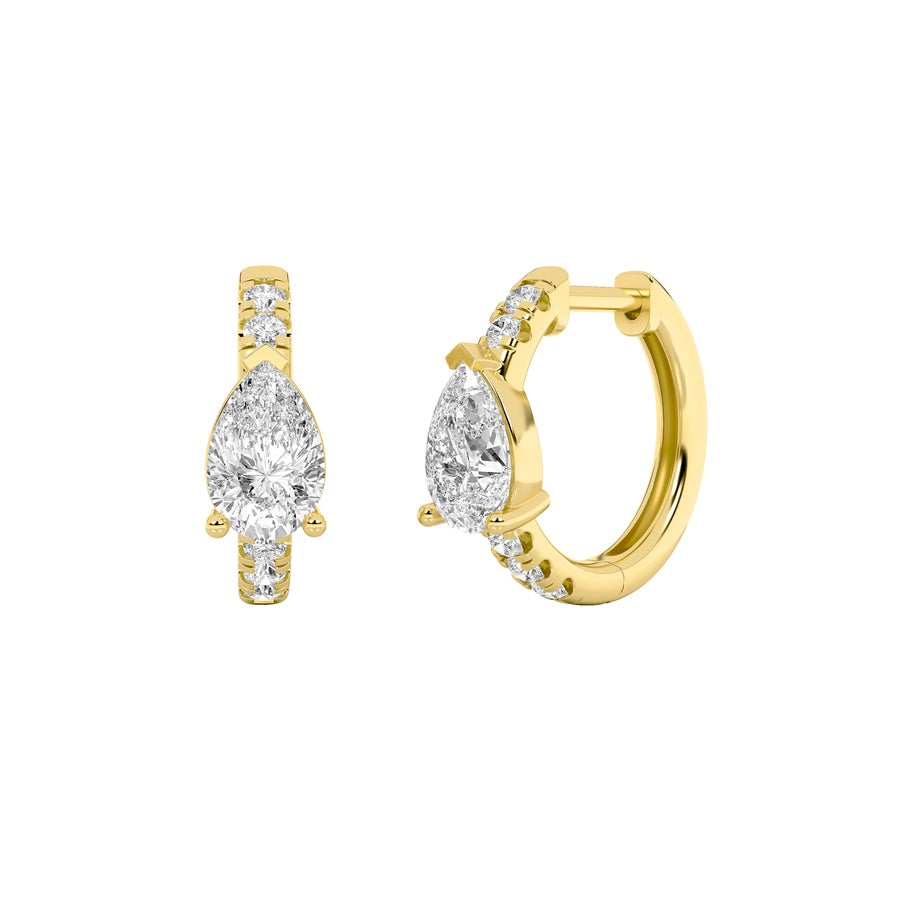 14K White Gold Earring KJ00184H.PS-1.5-21F
