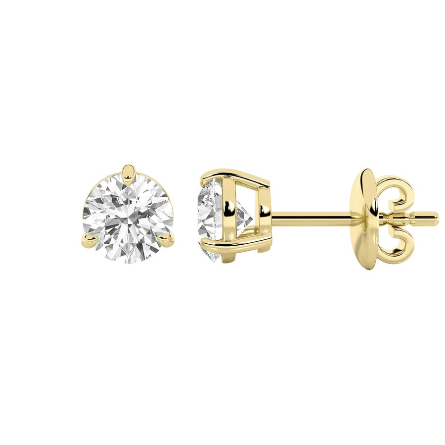 14K White Gold Earring KJ00206E3.RD-1-21F