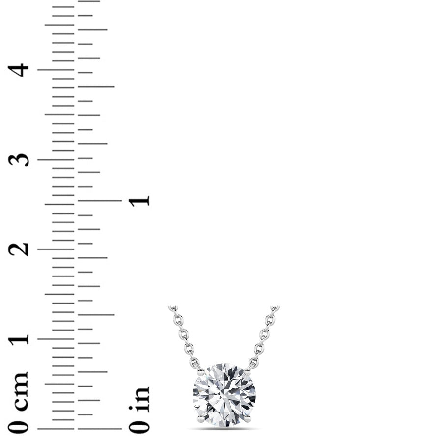 Round Shape Necklace lab grown diamond