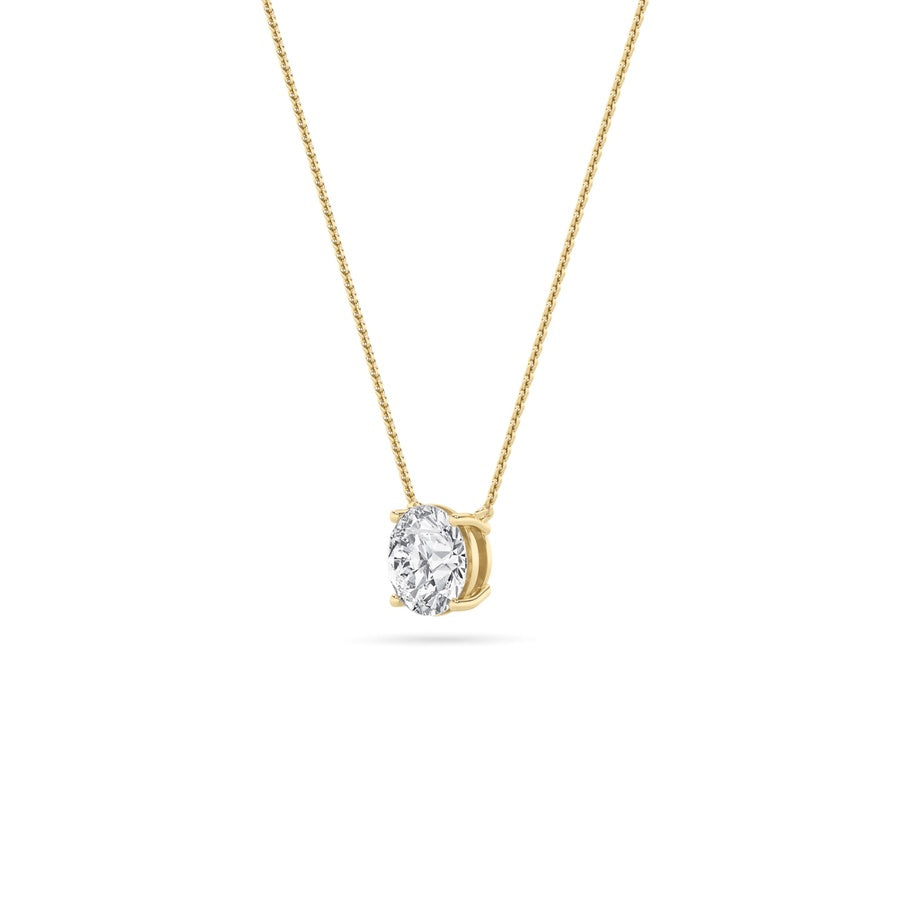 Round Shape Necklace lab grown diamond