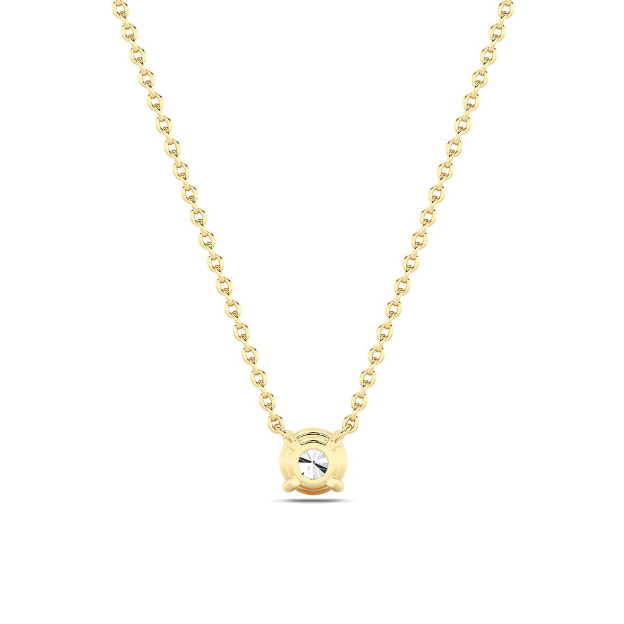 Round Shape Necklace lab grown diamond