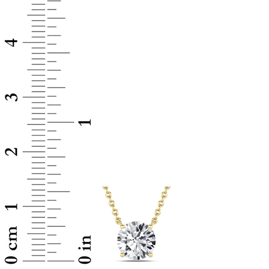 Round Shape Necklace lab grown diamond